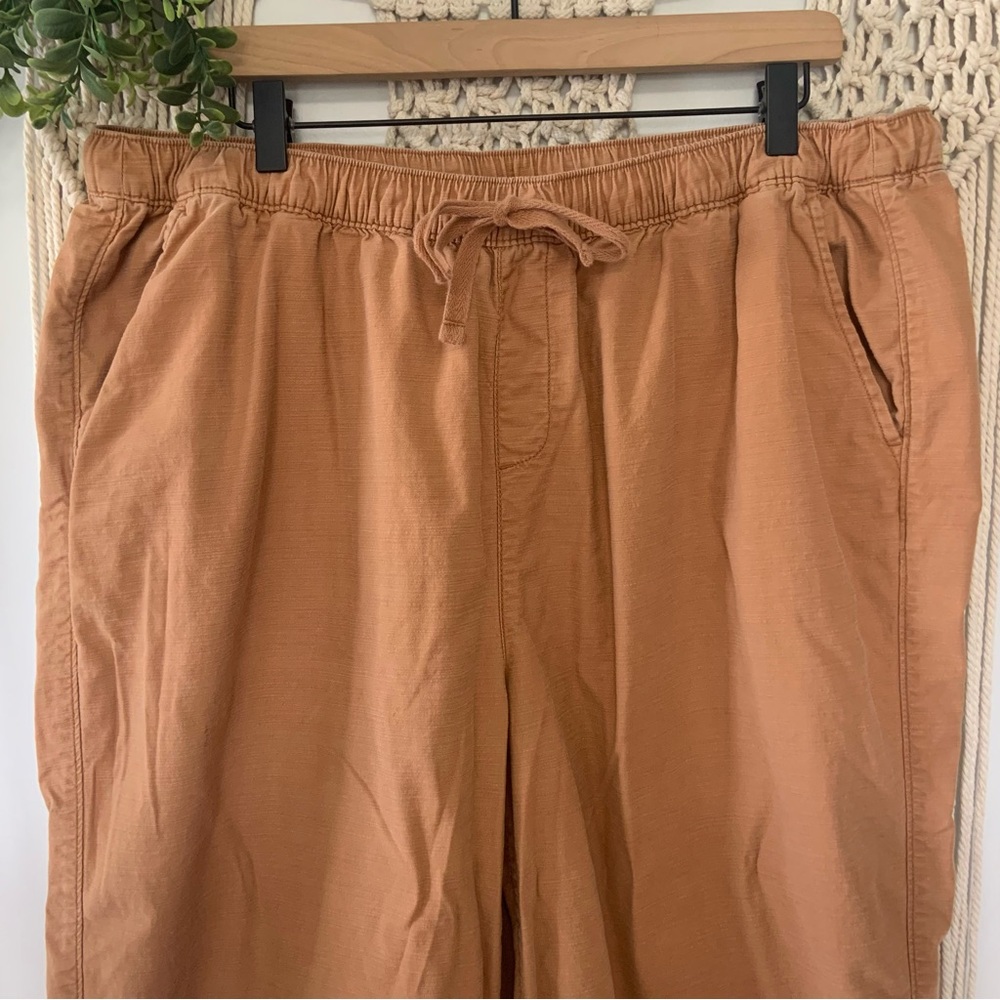 LANE BRYANT Softest Slub Boyfriend Capri Pant Mustard Gold Size 18/20 - Picture 4 of 10